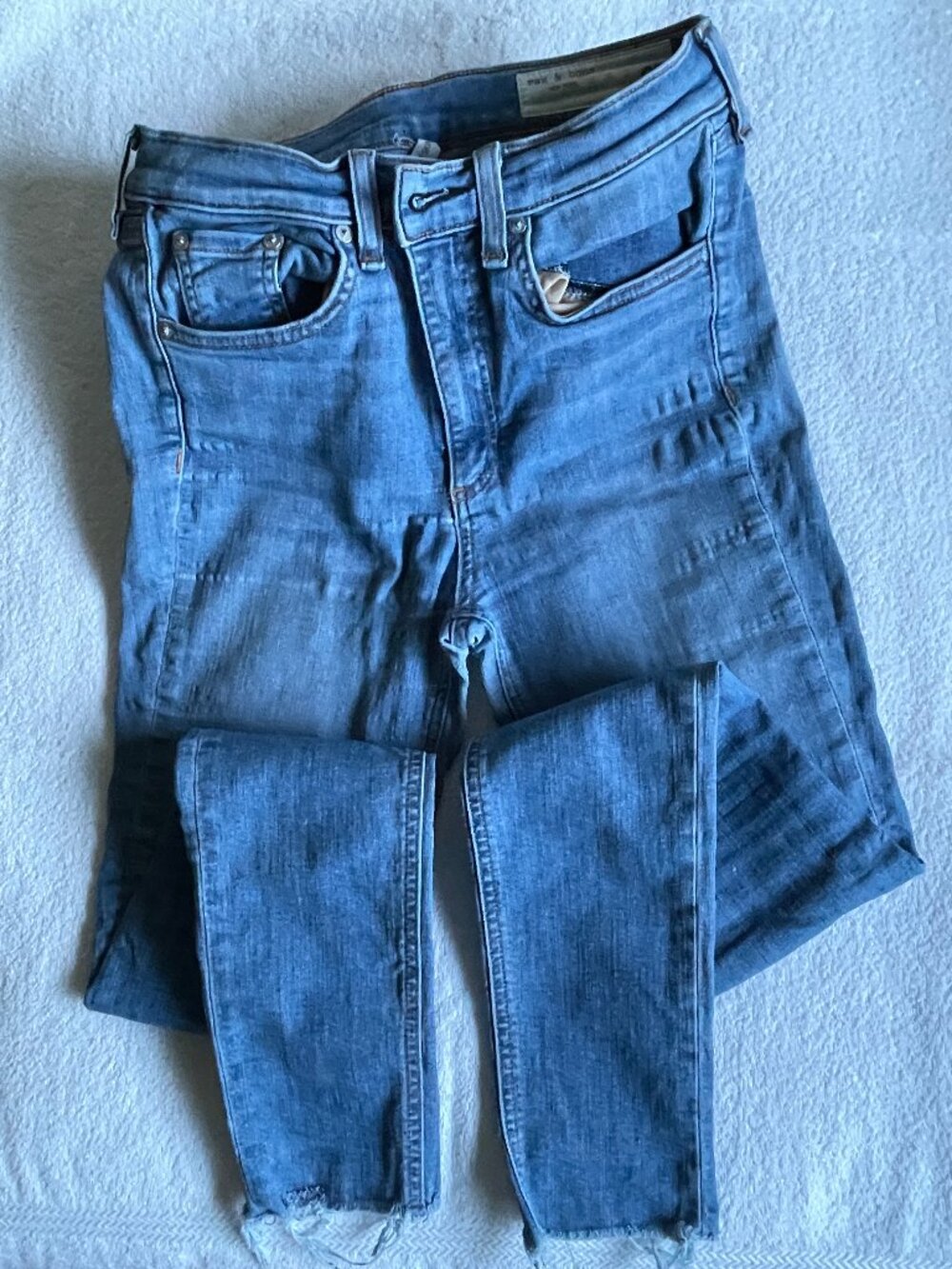 Rag & Bone High Rise Skinny Jeans 27